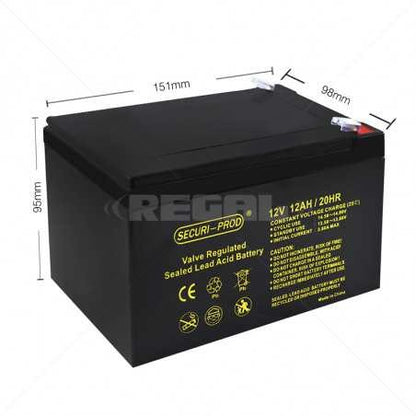 12V 12Ah Lead Acid Battery