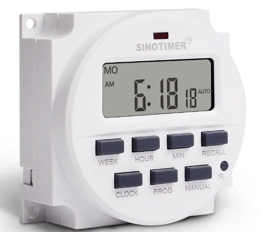 Sinotimer Digital 7 Days Programmable Timer Switch with Relay