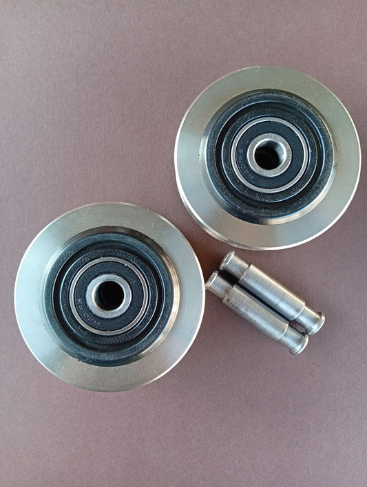 Gateshox 80mm Replacement Wheel Set - Grade 304 Stainless Steel