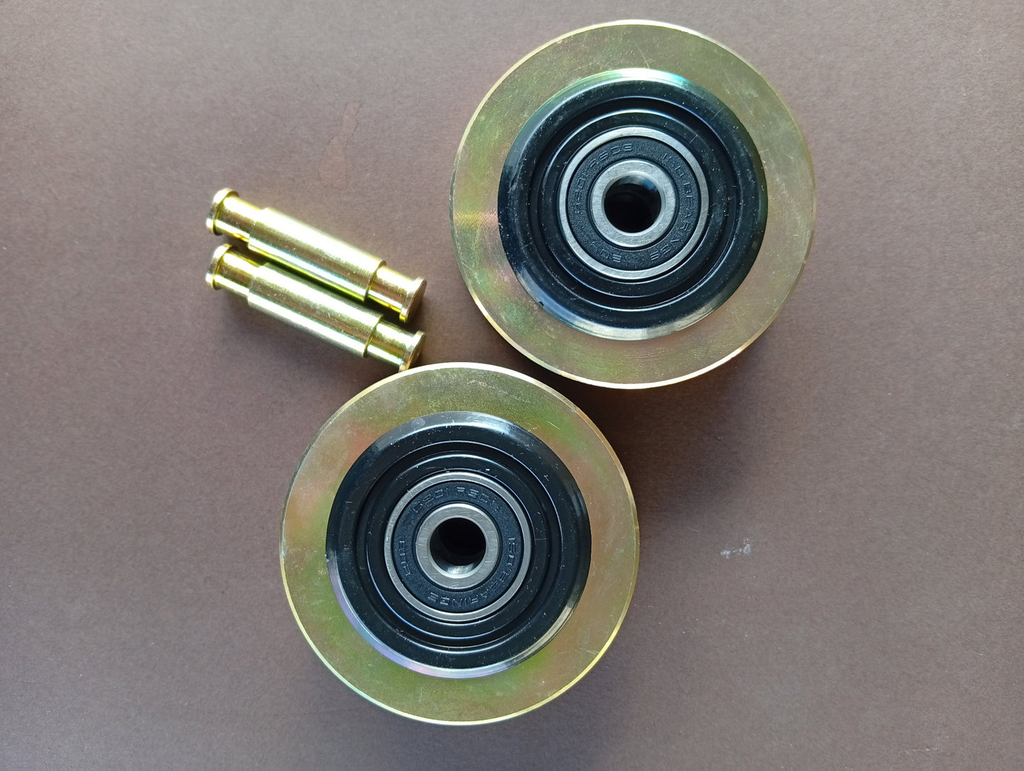 Gateshox 80mm Replacement Wheel Set - Electroplated Mild Steel