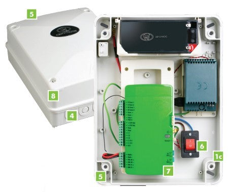 Centurion Vantage VX Smart Controller Wallbox with Remotes & Battery