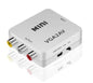 VGA2AV Mini VGA to AV Converter for PC and Audio