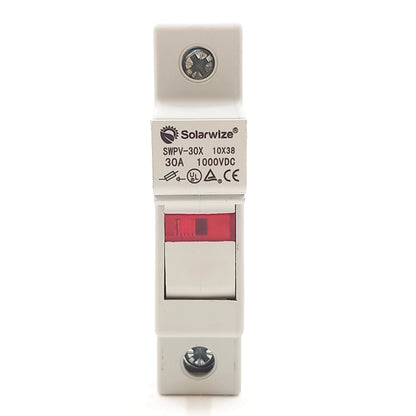 Solarwize 32A 1000VDC PV Solar Fuse Holder