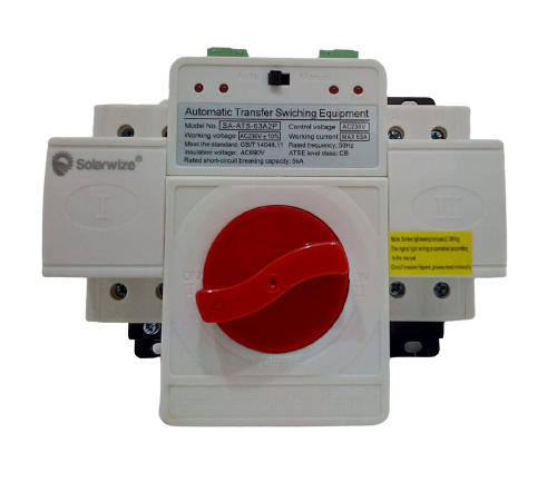 Solarwize Automatic Changeover Switch 2 Pole