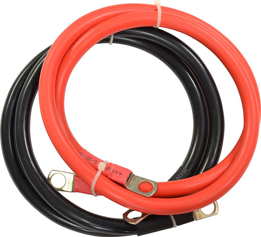 1m Battery Inverter Connector Cables - Pair
