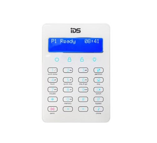 IDS XSeries Touch Series LCD Alarm Keypad