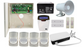IDS X64 8 Zone Alarm Kit Including 4xOptex RX Core PIRs and Curve LCD Keypad