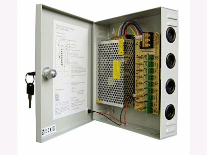 12V 10A 9 Channel Regulated Camera Power Supply