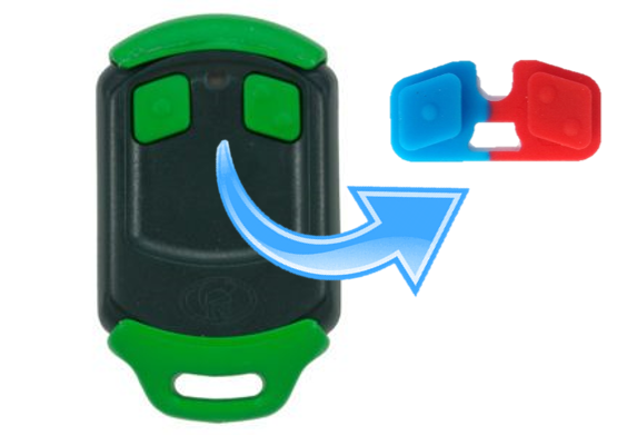 Centurion Spare Rubber Buttons for Smart 2 Button Remote – SecureRite