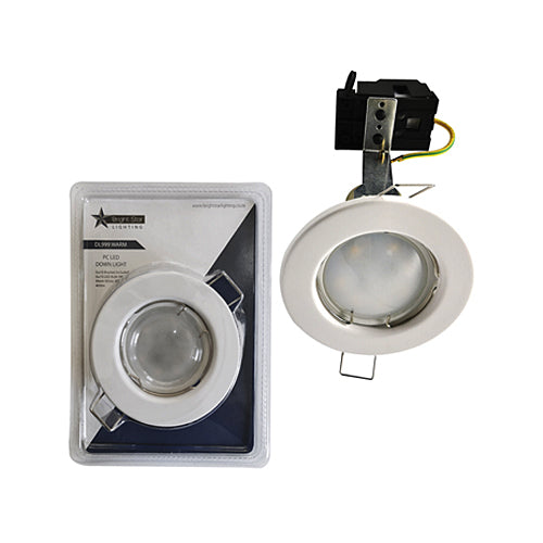 Bright Star DL999 White 81mm Warm White Fixed Downlight