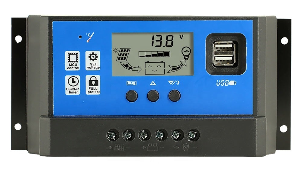 Solarwize 12/24V 20A PWM Solar Charge Controller