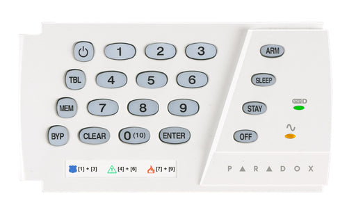 Paradox K636 10-Zone Hardwired LED Keypad - PA5175