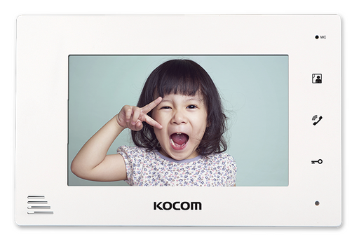 Kocom KCV-374 7-Inch Colour LCD Video Intercom Monitor
