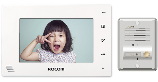 Kocom 7 Inch Colour LCD Video Intercom - KCV-374/KC-MC24