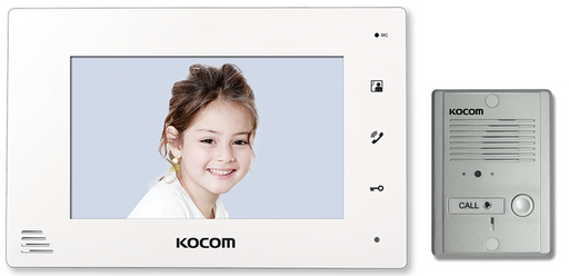 Kocom 2 Wire 7 Inch Colour LCD Video Intercom - KCV-372/KC-MC22
