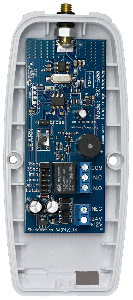 Sherlo 1 Channel 500m Long Range Code Hopping Receiver