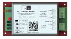 ET 1 Channel 434MHz Universal Learning Receiver