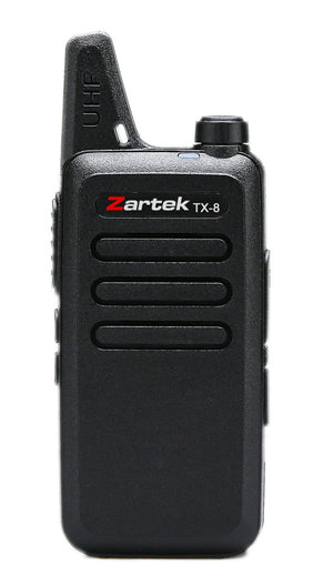 Zartek TX-8 Twin Pack UHF Handheld Two Way Radios