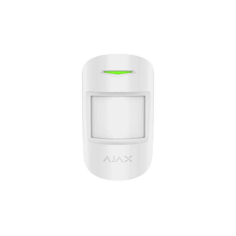 Ajax CombiProtect White Indoor PIR Motion and Glass Break Detector