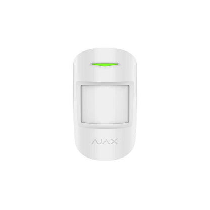 Ajax CombiProtect White Indoor PIR Motion and Glass Break Detector