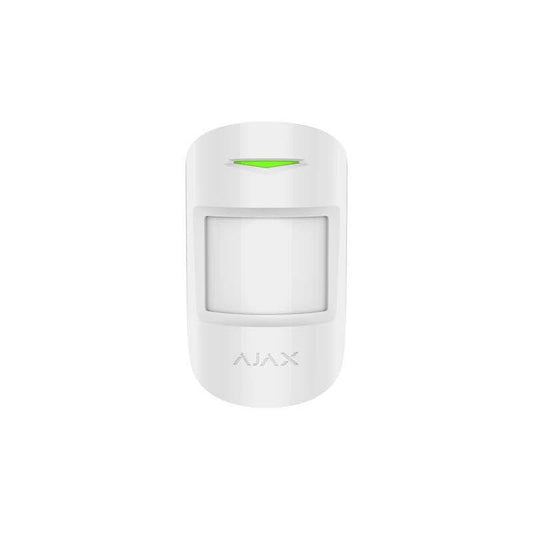 Ajax CombiProtect White Indoor PIR Motion and Glass Break Detector