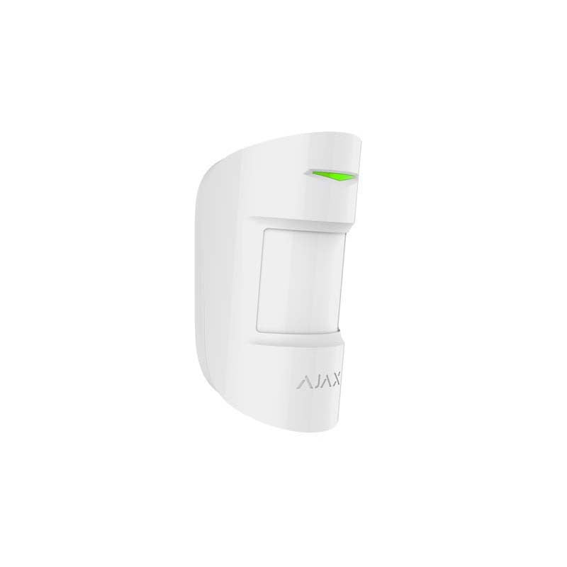 Ajax CombiProtect White Indoor PIR Motion and Glass Break Detector