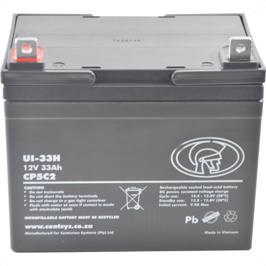 Centurion 12V 33Ah Sealed Lead Acid Battery