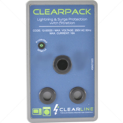 clearline clearpack surge protector. Protects general household appliances. 