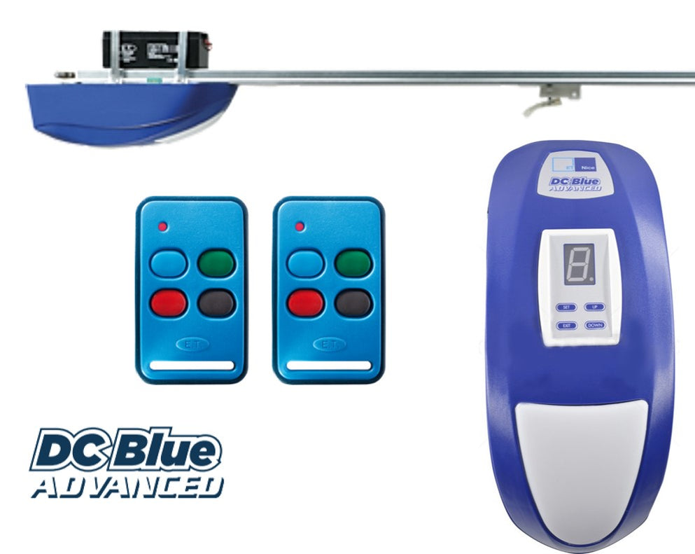 ET DC Blue Advanced 2.2m TipUp Garage Door Motor Kit Access Control