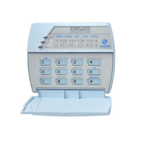 nemtek druid electric security fence energizer keypad