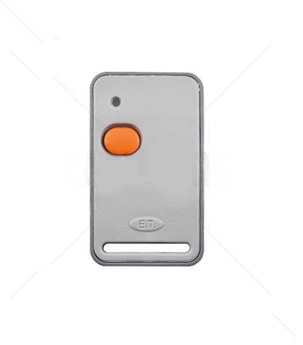 ET 1 Button Orange Self Learning 434MHz Remote Transmitter