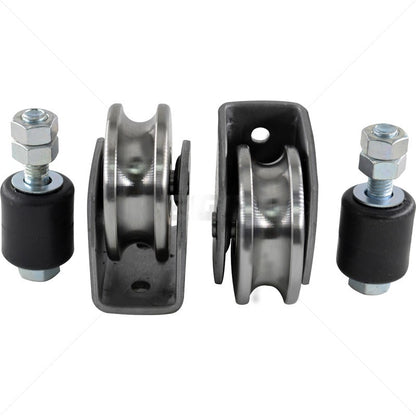 80mm Radius Sliding Gate Wheels