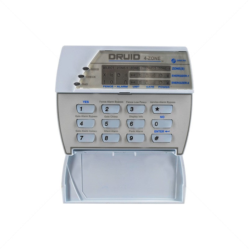 Nemtek Druid 4 Zone LCD Keypad for 2 Zone Energizers