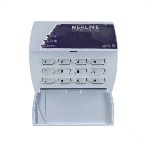 Nemtek Merlin Electric Fence Energizer 2-Zone 2-Gate Keypad
