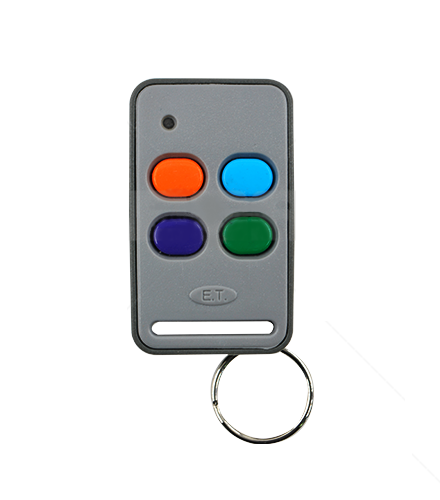 ET 4 Button Orange Button Self Learning 434MHz Remote Transmitter ...