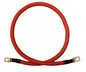 300mm Battery Inverter Connector Cable - Single Red/Black