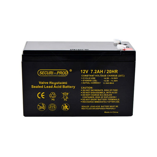 12V 7.2Ah Lead Acid Rechargeable Battery
